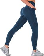 slimbelle women's seamless butt leggings: enhance your workout with high-waisted, booty-lifting yoga pants logo