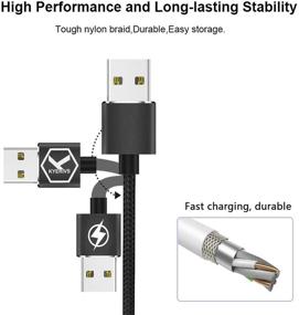 img 1 attached to Kyerivs Magnetic USB Charging Cable: Multi 3-in-1 Charger for Phone/Android with LED, No Sync Data