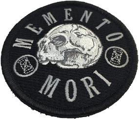 img 2 attached to 💀 Memento Mori Patch - Embroidered Morale Patch for Reflection and Remembrance of Death