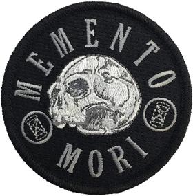 img 3 attached to 💀 Memento Mori Patch - Embroidered Morale Patch for Reflection and Remembrance of Death