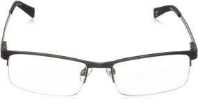 img 3 attached to Foster Grant Lamar PolarizedSquareReaders Gunmetal Vision Care