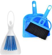 🐾 pivby mini hand broom and dustpan sand scooper set - cage cleaner for small animals (2 pack, random color) logo