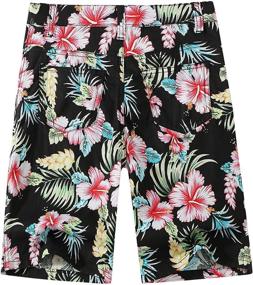 img 3 attached to 🌺 Floral Cotton Casual Hawaiian Boys' Clothing by SSLR