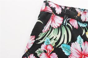 img 2 attached to 🌺 Floral Cotton Casual Hawaiian Boys' Clothing by SSLR