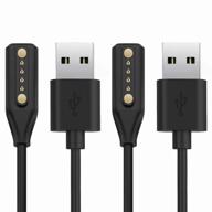🔌 тузита [набор из 2 штук] usb магнитный кабель для зарядки 3,3 фута 100 см - совместим с bose frames alto s/m m/l, rondo, soprano, tenor - аксессуары для аудиоочков логотип