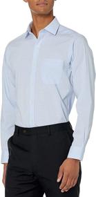 img 4 attached to 👔 Effortless Elegance: Non-Iron BUTTONED Tailored Stretch Poplin Shirts for Men