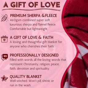 img 1 attached to Christian Blanket Spiritual Gifts Women