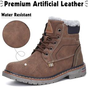 img 3 attached to Кроссовки для мальчиков Ultimate Waterproof Anti-Slip для походов и активного отдыха на открытом воздухе