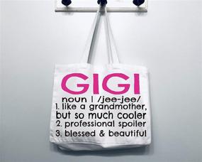 img 2 attached to Gigi Definition Canvas Tote Grandma