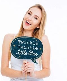 img 2 attached to Captivating Twinkle Twinkle Little Star Party Props - 20 Count Kit for Baby Showers or Birthdays