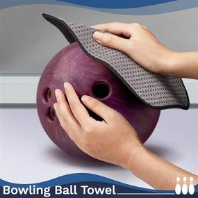 img 1 attached to Pieces Bowling Microfiber Cleaning Accessories