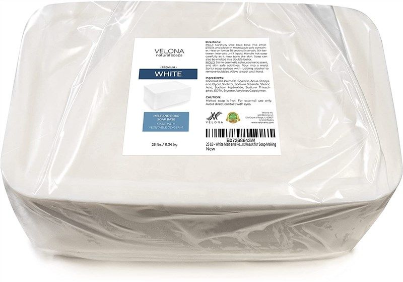 25 LB - ULTRA CLEAR GLYCERIN Soap Base by Velona