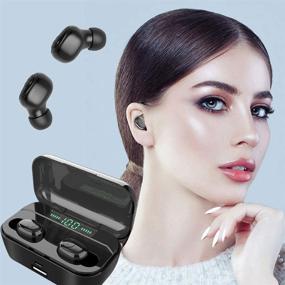 img 3 attached to Bluetooth Wireless Earphone Charging Charger_Black