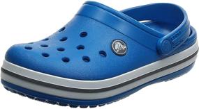 img 4 attached to 👟 Кроссовки для мальчиков Crocs Crocband ярко-синий уголь: стильная и удобная обувь для мальчиков