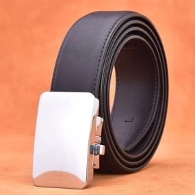 img 3 attached to Talleffort Leather Automatic Ratchet Adjustable Men's Accessories for Belts