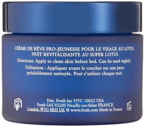 img 3 attached to 🌸 Revitalize and Rejuvenate with Fresh Lotus Youth Preserve Dream Face Cream Super Lotus Night Recovery 1.6 oz / 50 ml