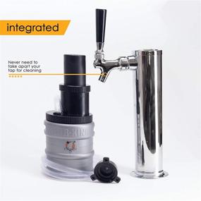 img 3 attached to Quick-Connect Kegerator Beer Line Cleaning Kit by Bar-King - Simplifying Line Cleaning with No-Rinse Powder - Ideal for Standard Kegs