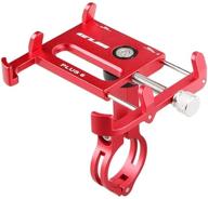 🚲 gub aluminum bicycle & motorcycle phone mount: ultimate 360° rotation bike holder for iphone 7s 8 plus, samsung s7/s6/note5/4 gps mount 4.2 to 7 inch - red logo