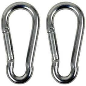 img 2 attached to 🔒 Secure and Durable Pack of Steel Snap Spring Hooks: Ensuring Ultimate Versatility and Reliability