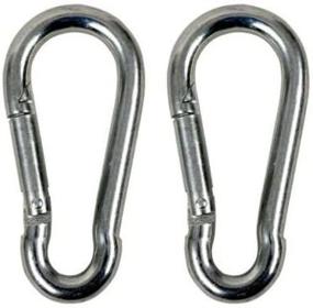 img 1 attached to 🔒 Secure and Durable Pack of Steel Snap Spring Hooks: Ensuring Ultimate Versatility and Reliability