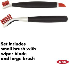 img 1 attached to Enhanced Deep Cleaning Brush Set by OXO Good Grips