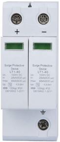 img 3 attached to ⚡️ 2P Surge Protective Device for Photovoltaic Systems - DC Voltage Surge Arrester and Lightning Protector (3.0KV, 2P40KA)