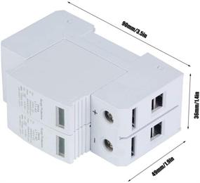 img 2 attached to ⚡️ 2P Surge Protective Device for Photovoltaic Systems - DC Voltage Surge Arrester and Lightning Protector (3.0KV, 2P40KA)