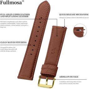 img 1 attached to Unlock Stylish Sophistication with Release Leather Fullmosa LitChic Genuine