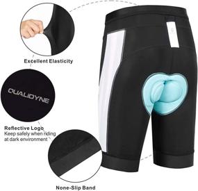 img 2 attached to Qualidyne Womens Cycling Shorts Bicycle Sports & Fitness in Cycling