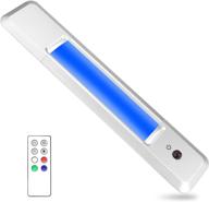 🔆 honwell wireless color changing led light bar - new version: optimal counter lights for kitchen cabinets, multi colored closet light battery powered wardrobe light strip with remote control - stick lights illuminating stairs логотип