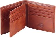 stealth mode leather bifold blocking men's accessories for wallets, card cases & money organizers logo