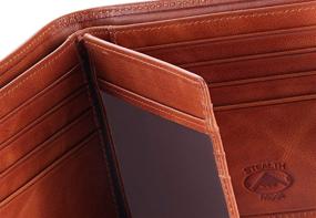 img 1 attached to Stealth Mode Leather Bifold Blocking Men's Accessories for Wallets, Card Cases & Money Organizers