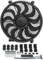 🔥 high output radiator fan - derale 16217, 17 inches logo