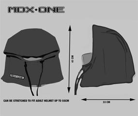 img 1 attached to 🤿 MDXONE Face Mask Over The Helmet Balaclava: Ultimate Protection for Outdoor Adventures