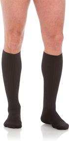 img 4 attached to Jomi Men's Compression Collection: Microfiber Compression Socks 30-40mmHg, Size Large, Black