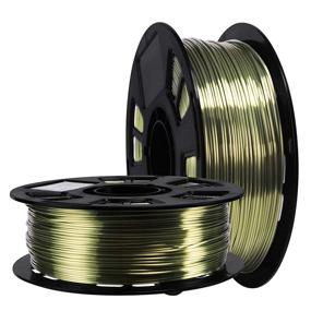 img 3 attached to 🌟 Silk Bronze PLA Филамент: Металлический блестящий материал для 3D-печати от DO3D