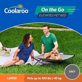 img 2 attached to Coolaroo Portable Elevated 🐾 Pet Bed: The On-The-Go Solution