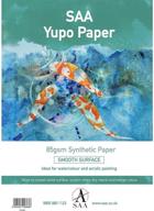 🖼️ yupo painting paper: 25 premium loose sheets - a4 size (85gsm, 296 x 210mm) logo