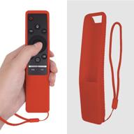 new bn59-01274a voice remote control with red silicone case cover for samsung smart tv ua32m5500 ua40mu6100 ua49mu6300 ua49mu8000 ua50mu7000 ua55mu8000 ua65mu6100 ua65mu8000 ua75mu8000 ua82mu8000 logo