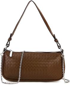 img 4 attached to RAVUO Shoulder Underarm Removable Strap Cross Women's Handbags & Wallets for Hobo Bags