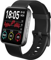 📱 tozo s1 smart watch bluetooth 5.0 activity tracker with heart rate monitor, sleep monitor, pedometer, calorie counter & ipx8 waterproof - 1.54-inch touchscreen compatible with iphone & android phones logo