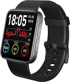 img 4 attached to 📱 TOZO S1 Smart Watch Bluetooth 5.0 Activity Tracker with Heart Rate Monitor, Sleep Monitor, Pedometer, Calorie Counter & IPX8 Waterproof - 1.54-inch Touchscreen Compatible with iPhone & Android Phones