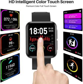img 3 attached to 📱 TOZO S1 Smart Watch Bluetooth 5.0 Activity Tracker with Heart Rate Monitor, Sleep Monitor, Pedometer, Calorie Counter & IPX8 Waterproof - 1.54-inch Touchscreen Compatible with iPhone & Android Phones