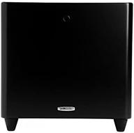 polk audio dswpro 550wi - 10" powered subwoofer, 200w amp, versatile placement, cabinet compatible, seamless home theater integration, night mode, black logo