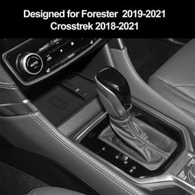 img 3 attached to 🔌 Беспроводное Зарядное Устройство и Органайзер для Subaru Forester 2019-2022, Crosstrek 2018-2022 - Аксессуары CarQiWireless