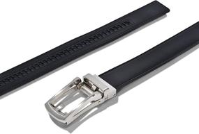 img 3 attached to 👔 Premium Genuine Leather Ratchet Belt for Men: A Classy Accessory