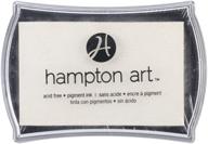 💫 premium hampton art white pigment ink pad – stunningly vibrant and long-lasting results logo