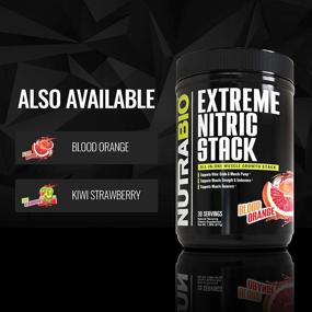 img 1 attached to 💪 NutraBio Extreme Nitric Stack: Advanced Nitric Oxide and Cell Volumizing Formula (Blood Orange) - Boost Performance and Muscle Growth!