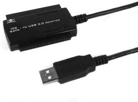 img 2 attached to 🔌 Vantec CB-ISATAU2 SATA/IDE to USB 2.0 Adapter for 2.5", 3.5", and 5.25" HDDs (Black)