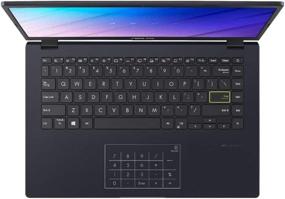 img 1 attached to 💻 ASUS E410 14-inch Lightweight Laptop, Intel Celeron N4020 up to 2.8GHz, 4GB DDR4 RAM, 128GB eMMC, 802.11AC WiFi, Bluetooth, HDMI, Webcam, Remote Work, Blue, Windows 10 S